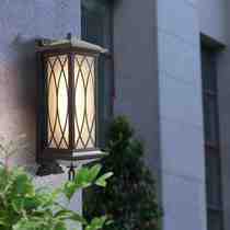 新中式戶外防水壁燈墻壁燈陽臺防水室外戶外花園別墅大門口庭院燈