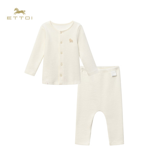 朗姿童装/ETTOI爱多娃儿童秋衣秋裤家居服睡衣套装秋冬款宝宝