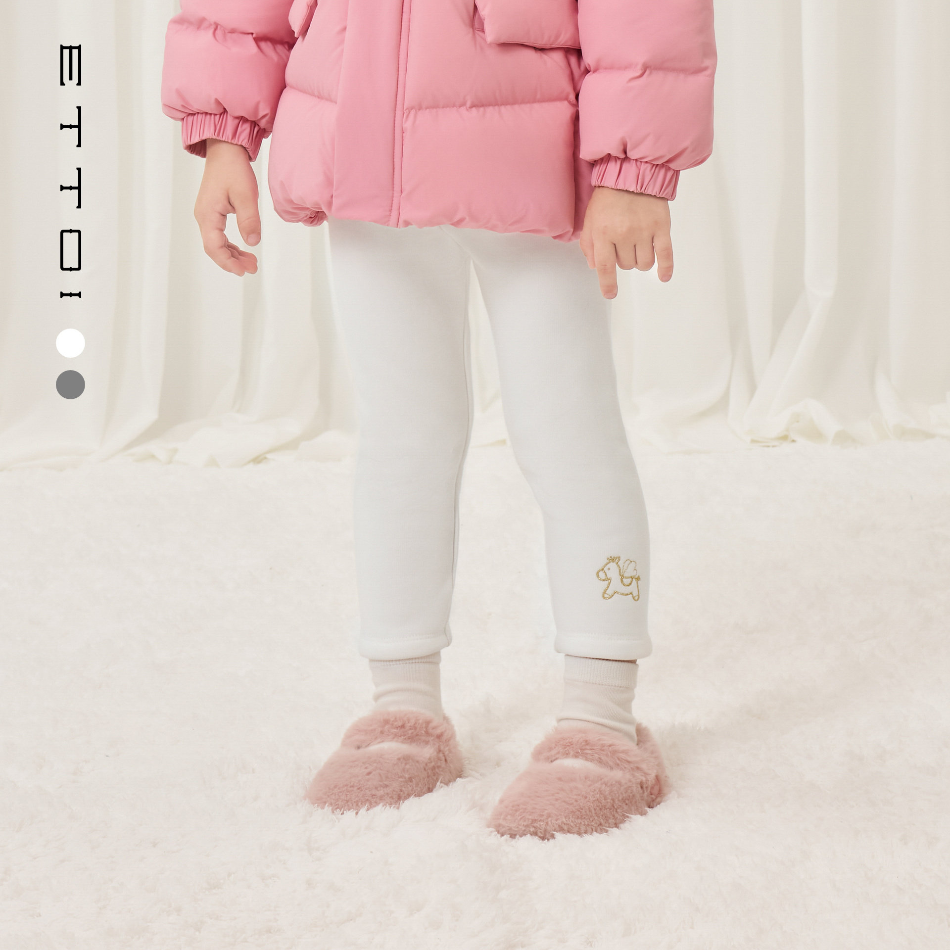 朗姿童装/ETTOI爱多娃女童加绒打底裤儿童弹力裤子2025年秋冬新款,童装/婴儿装/亲子装,裤子,淘宝优惠券,粉丝福利购,淘宝优惠卷