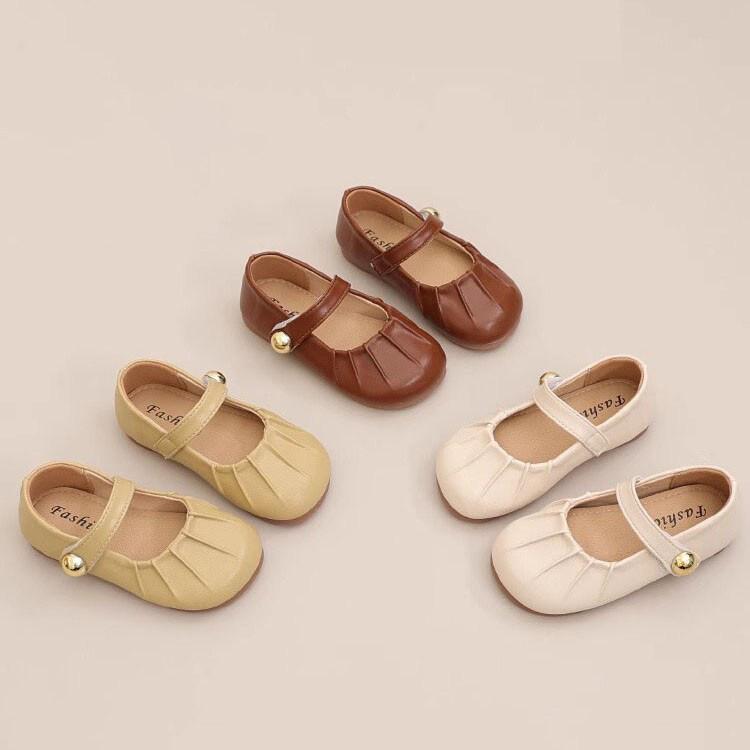 真皮女童公主皮鞋2025春秋新款儿童小女孩单鞋女宝软底豆豆鞋洋气,童鞋/婴儿鞋/亲子鞋,皮鞋,淘宝优惠券,粉丝福利购,淘宝优惠卷
