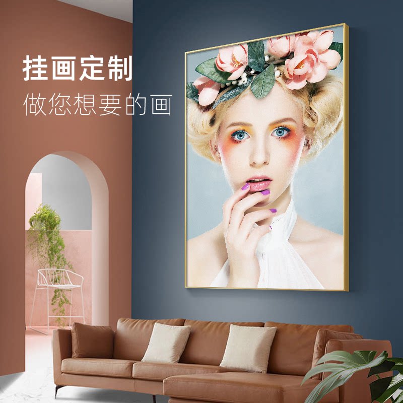 装饰画卧室来图定做挂画动漫壁画图片