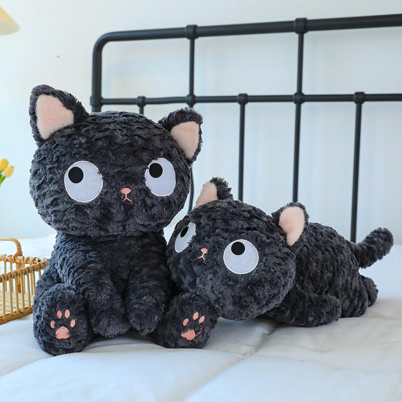 大号可爱黑猫玩偶毛绒玩