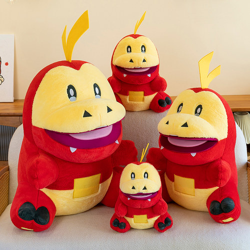 正品呆火鳄玩偶毛绒玩具