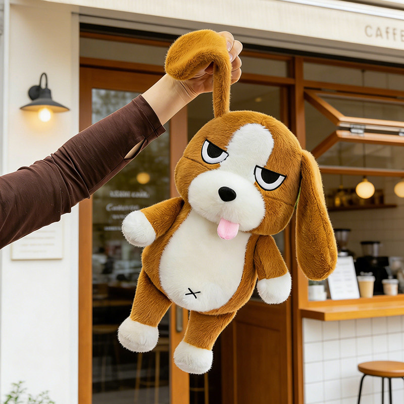 大号捣蛋比格犬摩毛绒玩