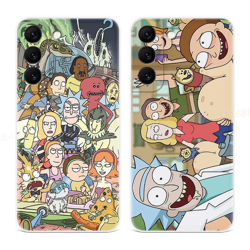 瑞克与莫蒂适用三星s22手机壳s24/s23ultra莫迪和s21+可爱s20fe卡通新款s30plus女款耐脏超薄软十