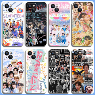 SEVENTEEN小十七周边同款手机壳适配苹果iPhone14华为mate50崔胜澈荣耀80全圆佑小米VIVOS15pro徐明浩OPPOA97