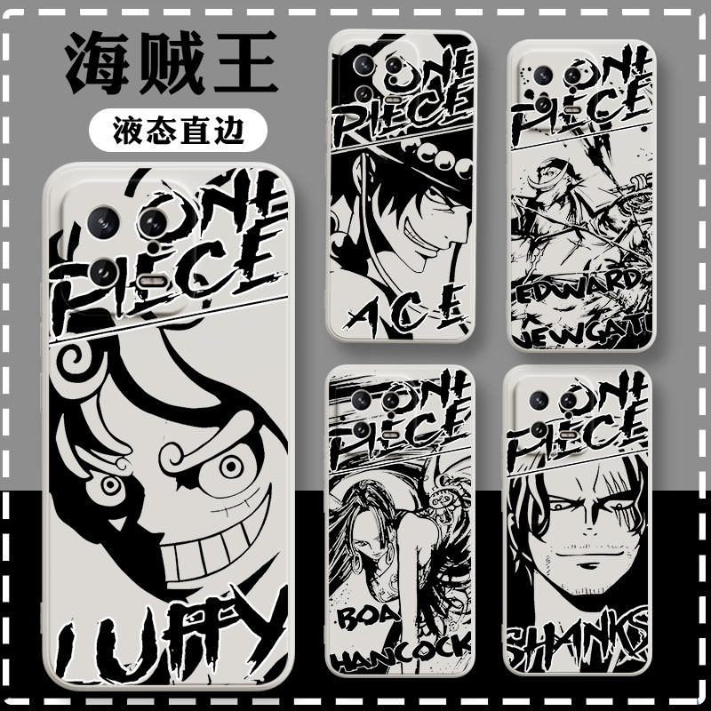 海贼王路飞适用小米14手机壳红米K70新款K60至尊版12青春mix4卡通civi趣味note11tpro硅胶13游戏50男10女9潮