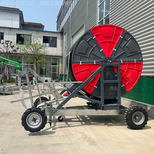 厂动家供应盘式喷灌机大型农田全动移自OJK走卷灌自溉设备农用浇