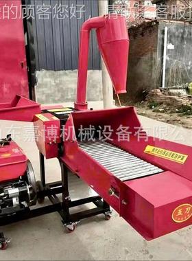 秸柴油铡草粉碎机一切体 家用养殖牛羊打斩机ZXA 玉米秆麦草草粉