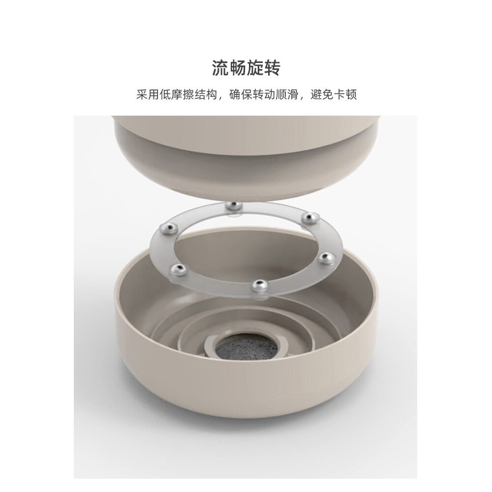 创意360°旋转笔筒 化妆笔刷唇膏眉笔文具美工刀桌面圆形收纳桶