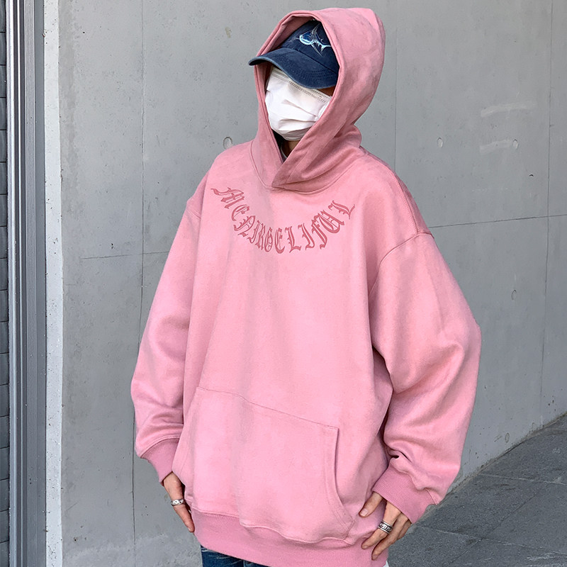 WY137-特批45控68400克抖音品秋季高街麂皮绒烧花连帽卫衣外套,女装短外套,电商A058-1（原电商C417）