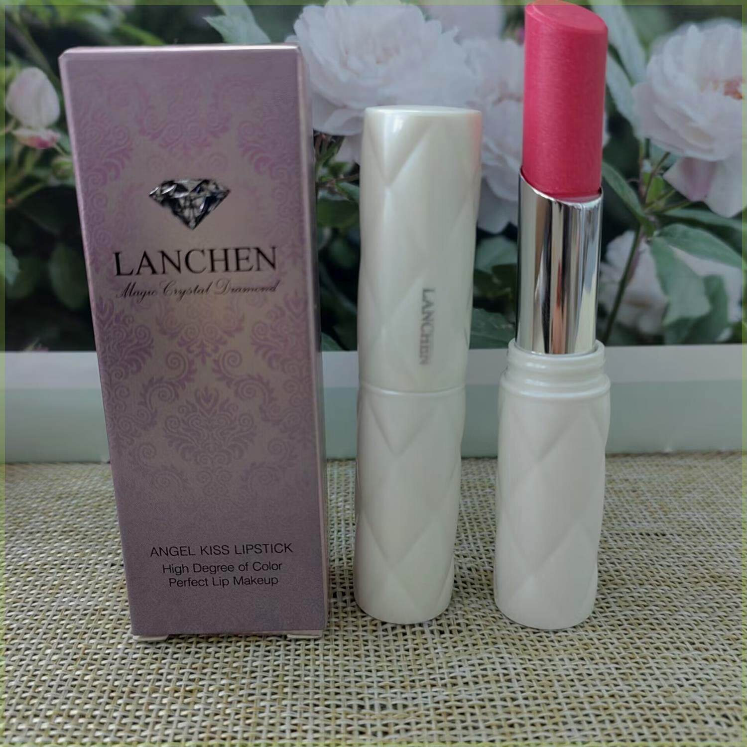 蓝秀天使之吻唇膏保湿滋润补水淡化唇纹不脱色咬唇妆打底口红正品