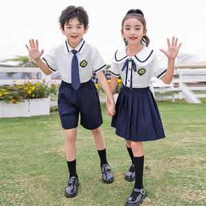 六一儿童合唱演出服幼儿园小学生校服诗朗诵比赛毕业照表演服装夏