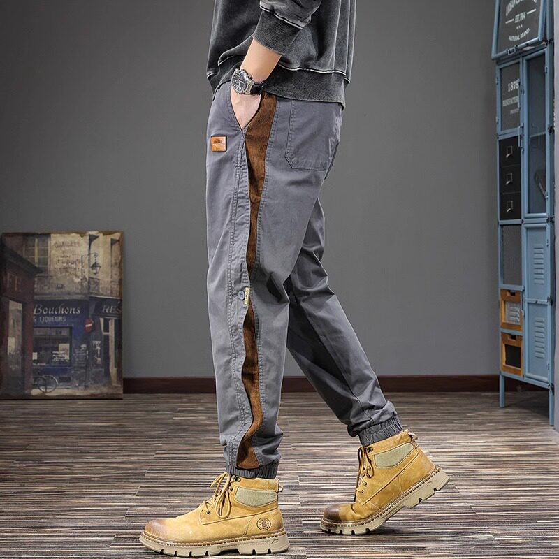 加肥加大码工装裤男宽松束脚休闲裤夏季设计感夏季裤子男士哈伦裤,男装,牛仔裤,淘宝优惠券,粉丝福利购,淘宝优惠卷