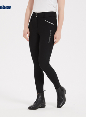 玛尚马具加绒马裤女款冬季气凝胶马裤保暖透气专业马术裤FGW107