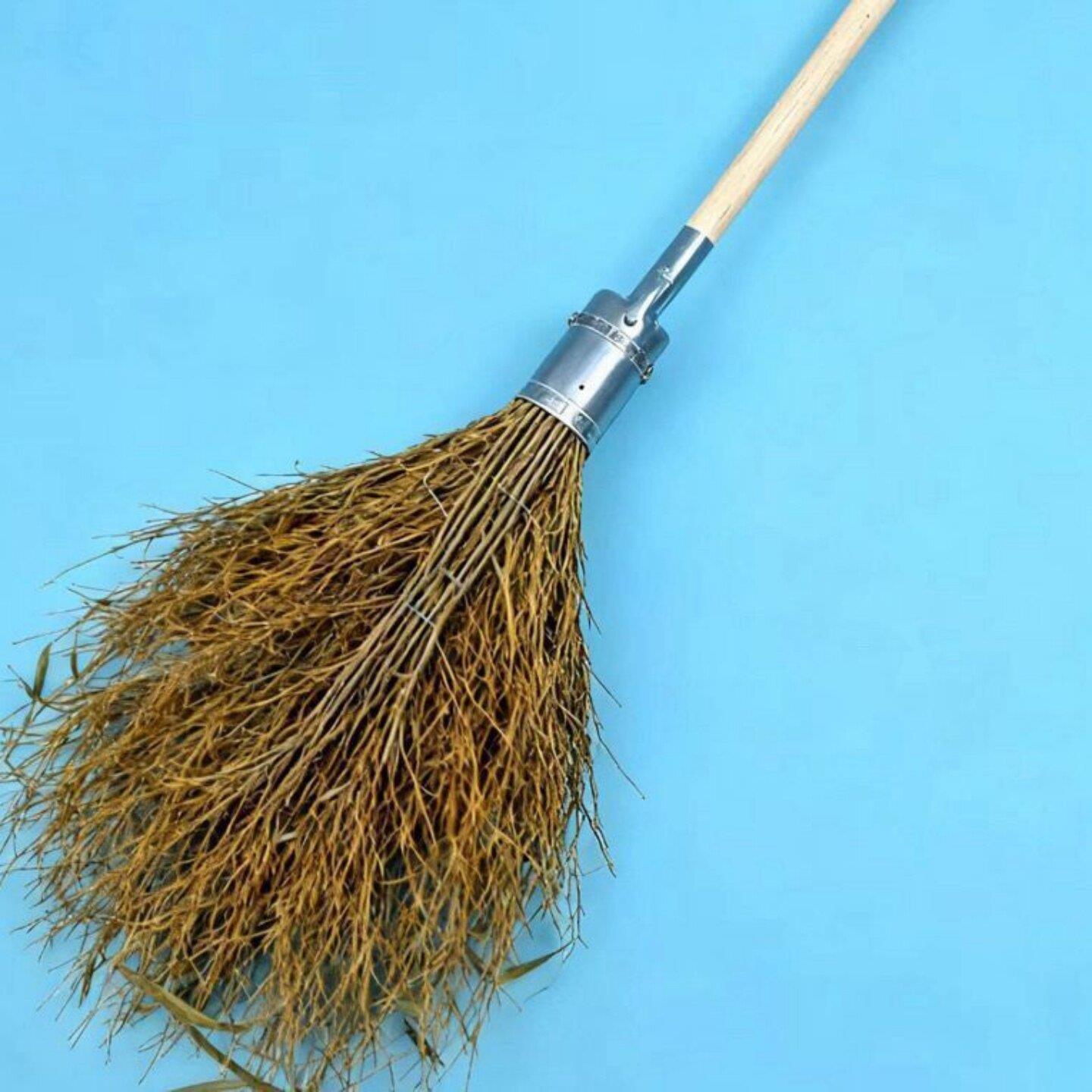 竹子扫数卡扣扫把制作工具可携式手工扫把杆DIY工具环卫扫把拖地