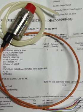 PCDR-921-1742 压力感测器 -/+500mbar议价