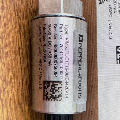 VIM62PL-E1T16-0ME-I420V14 倍加福感测器，全新正品