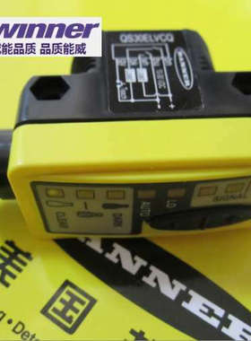 美国BANNER邦纳 QS30ELVCQ 镜反式透明物体薄膜，透明瓶检测感测