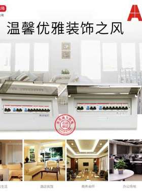 全新ABB ACP系列终端配电箱ACP 08 FNB W；10111542 白色暗箱