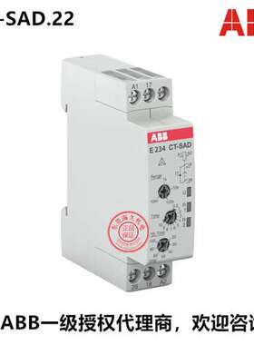 原装ABB电子延时继电器 CT-SAD.22；1SVR500210R0100