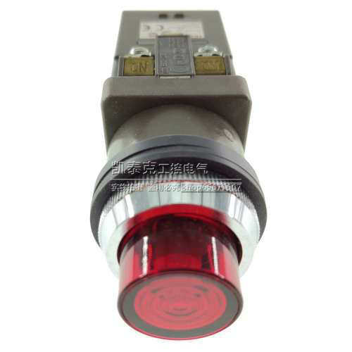 30MM和泉IDEC带灯按钮ALN22611DNR/DNG/DNY 1开1闭 220V 红色