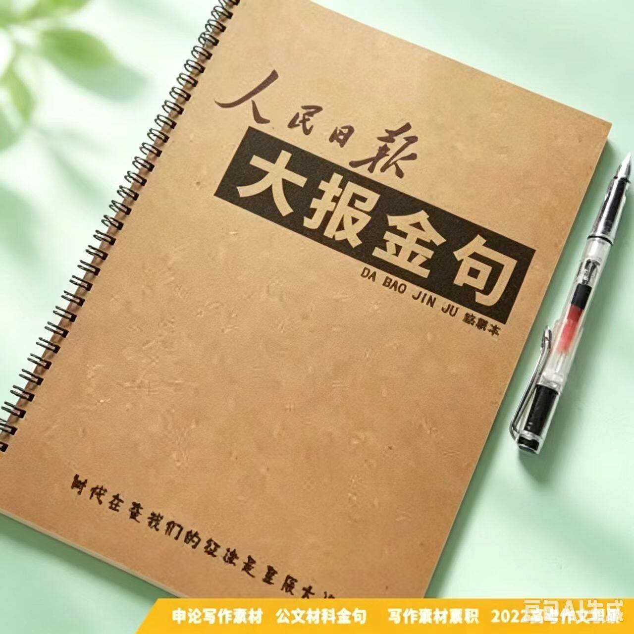 人民金句日报摘抄申论字帖