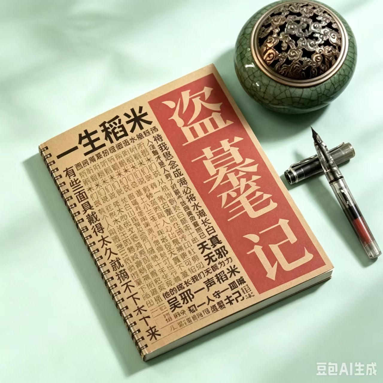 张起灵盗墓笔记瘦金体练字帖