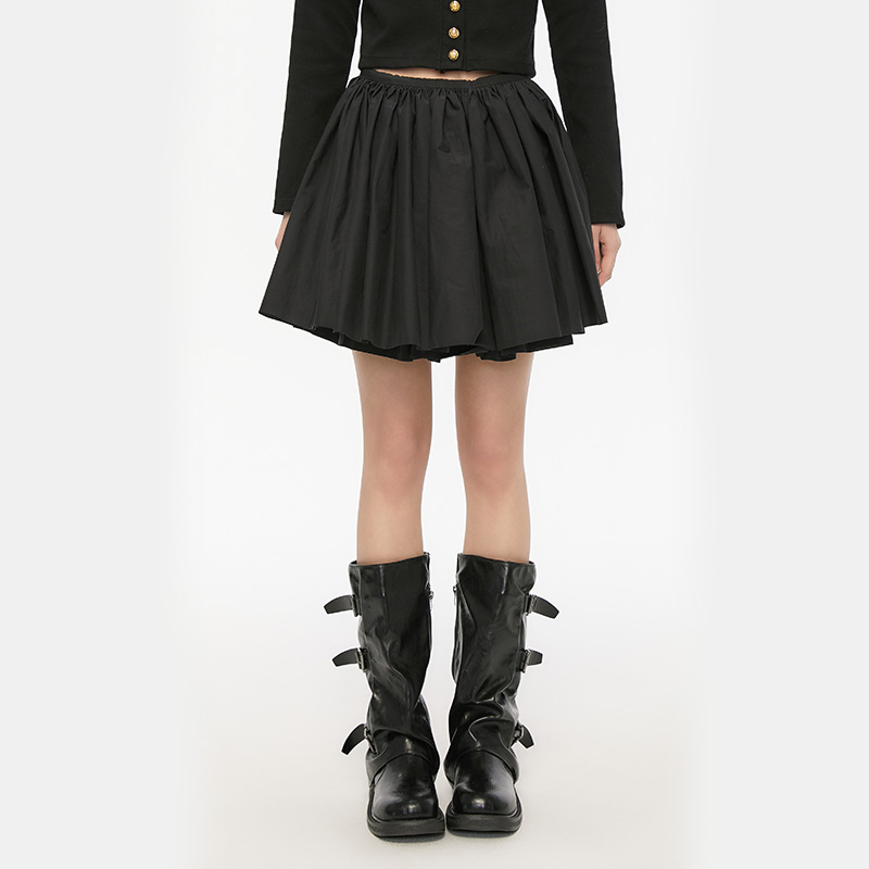 Pink ers联名款精致辣妹高级感芭蕾风高腰a字裙千金感蓬蓬伞裙