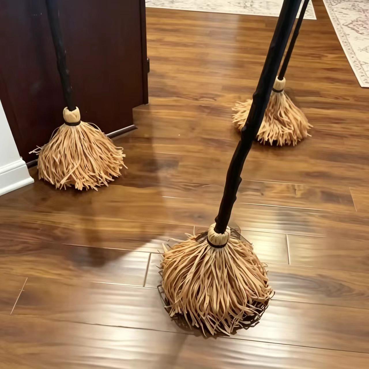 女巫的魔法扫把带音乐跳舞电动扫帚整蛊玩具哈利波特周边cos道具