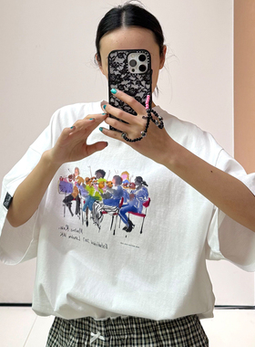 Martine Rose 26SS 短袖宽松T恤 老虎上上山 买手店
