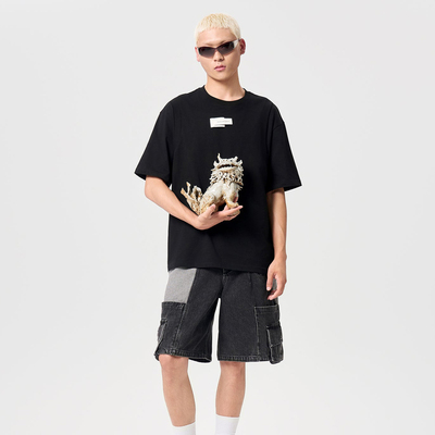 FENG CHEN WANG 25AW 二合一解构短袖 老虎上上山 买手店