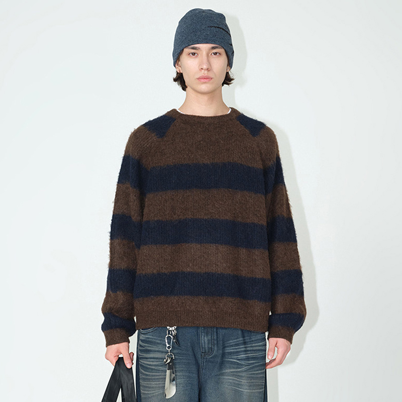 MILLO ARCHIVE 25FW 多条纹针织毛衣 老虎上上山 买手店