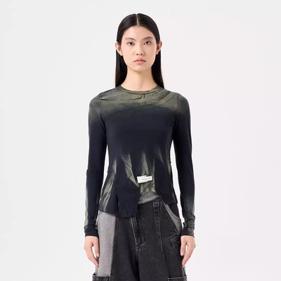 FENG CHEN WANG 25AW 二合一解构打底衫 老虎上上山 买手店