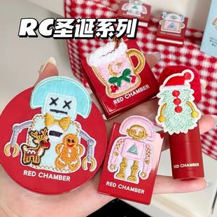 RC朱栈圣诞限定系列小样多用膏三色高光盘新色维奇燃夜颂哥试色