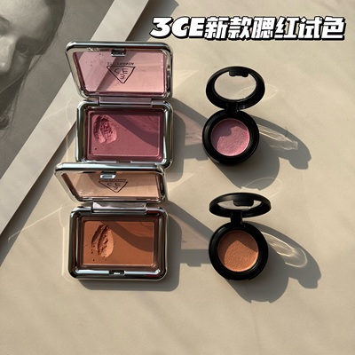 3CE单色腮红拼盘小样试色韩国3CE