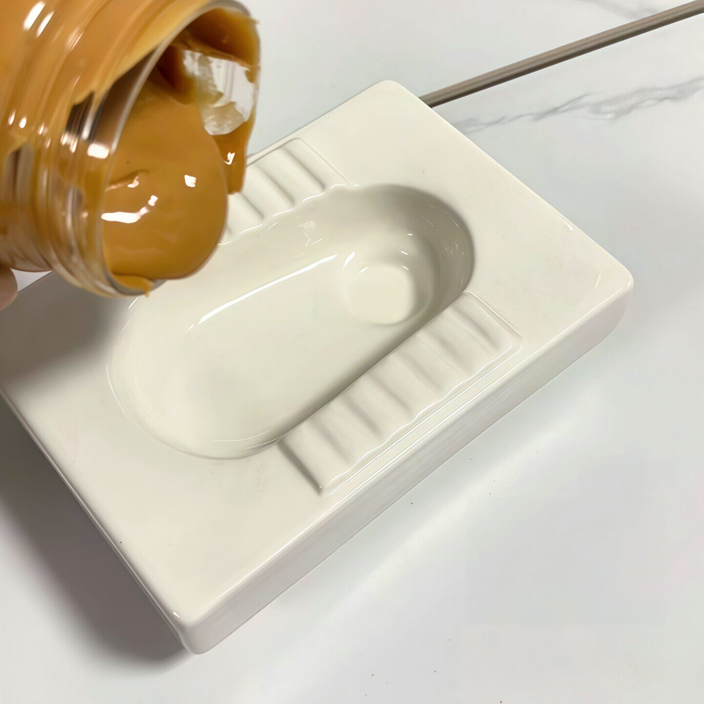 蹲便器蘸料碟陶瓷桌面摆件家用调味碟创意搞怪奇葩整蛊玩具送朋友