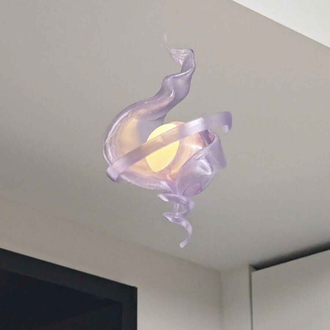 3d打印月神瞳挂饰氛围感室内庭院吊饰二次元装饰摆件梦幻悬浮造型