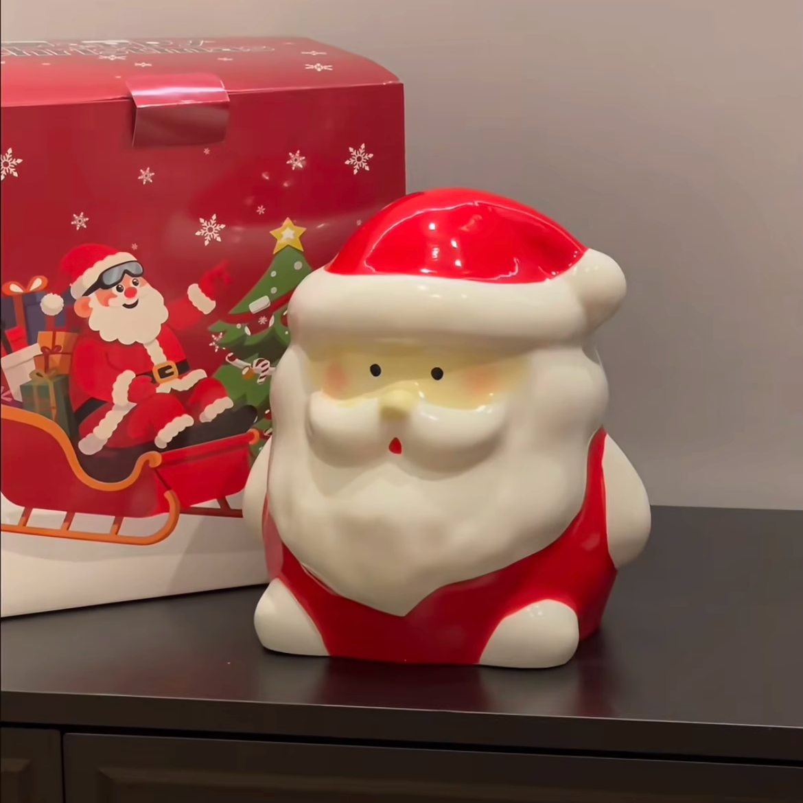 新家的100个快递圣诞老人纸巾盒家用客厅氛围装饰抽纸盒卧室餐巾,节庆用品/礼品,文化创意杯子,淘宝优惠券,粉丝福利购,淘宝优惠卷