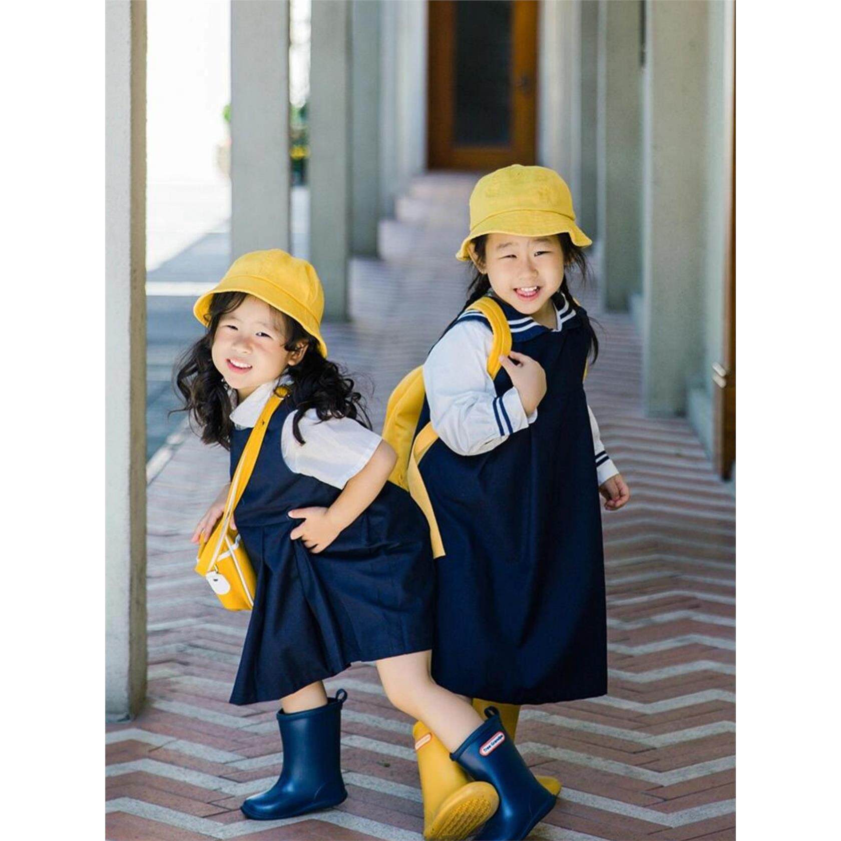 小黄帽春秋遮阳帽儿童帽子女孩洋
