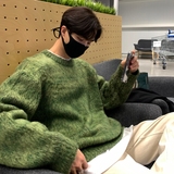 706-2-MY1013-P65特P冬季韩版男士圆领软糯毛衣宽松针织衫外套，男装针织衫/毛衣，星座706-2