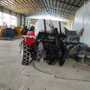 公路瀝青加厚圓盤挖溝機自來水盤式 拖拉機帶混凝土切縫機 開溝機