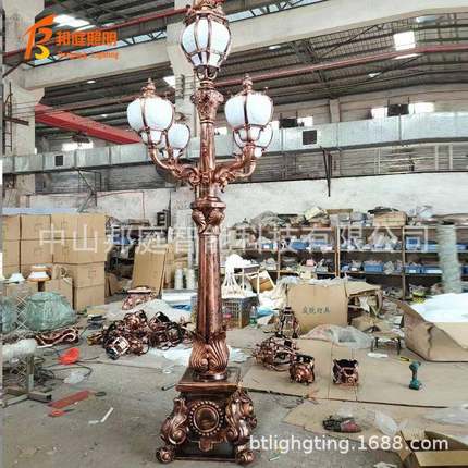 现货3.5米庭院灯 户外LED铝制庭院灯防雨道路照明公园小区景观灯