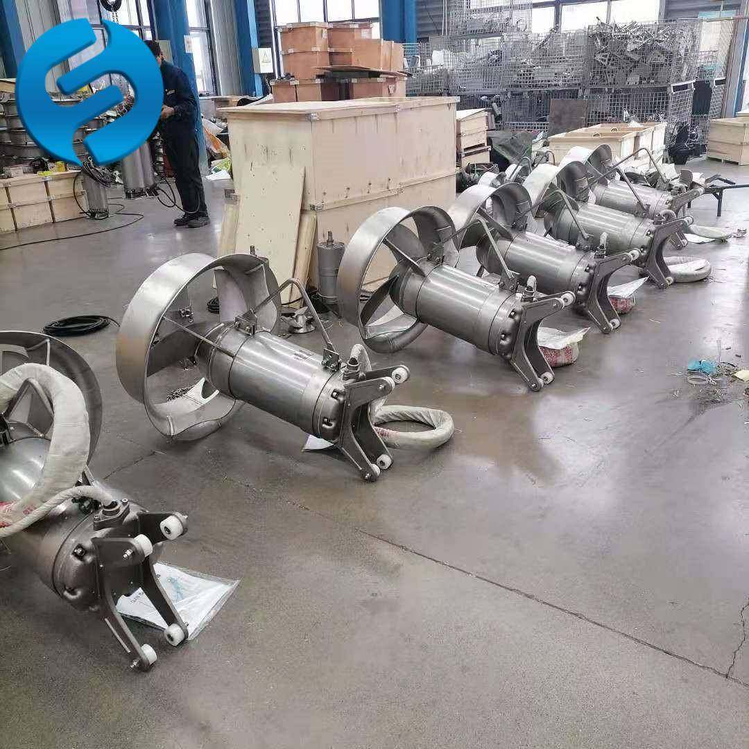 QJB7.5/12沉淀池潜水搅拌机大功率水流推进搅拌器