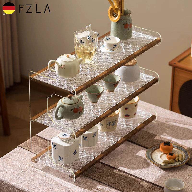 德国桌面杯子置物架新款水杯架茶具茶杯架咖啡杯收纳盒杯架