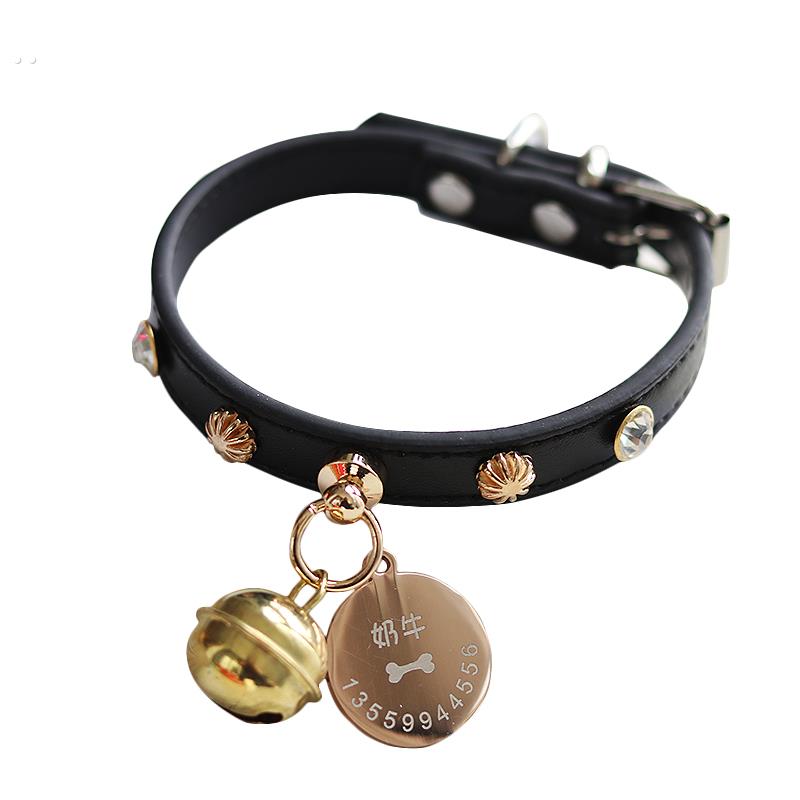 狗狗铃铛超响防走失项炼大中小型犬名字项圈溜狗狗牵引绳宠物颈圈