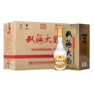 6瓶整箱浓香型纯粮食口粮酒正品 江苏名酒双沟大曲名玻 46度480ml