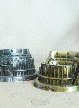 新款合金罗马斗兽场烟灰缸模型