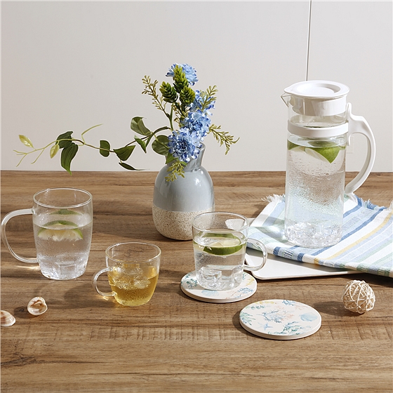 NITORI耐热玻璃杯日本宜得利