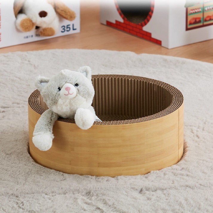 NITORI宜得利家居猫窝一体猫抓板